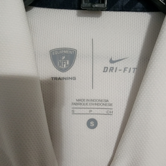 Nike NFL Equipments Rams Polo Shirt White Stay Cool Football NEW Mens S - Picture 5 of 8